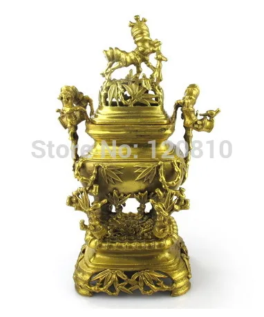 

Bamboo incense tower incense incense coil of copper Vaporizer Buddha temple ornaments with supplies