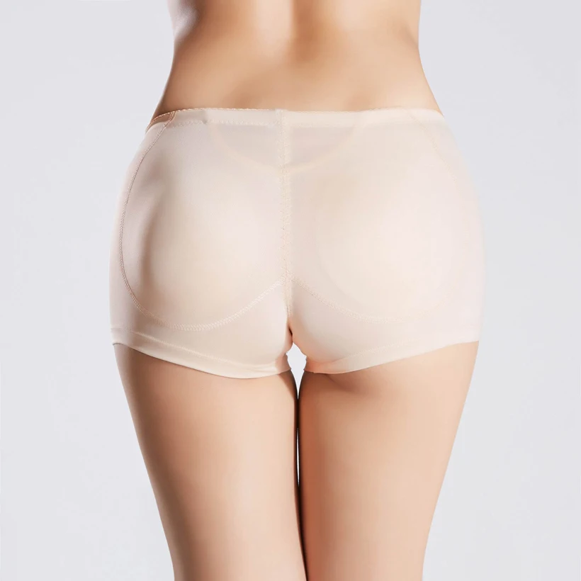 

Brand Padded Underwear Women Seamless Butt Hip Enhancer Panty Underpants Woman Buttocks Push Up Boxer Short Ladies Nylon Panties