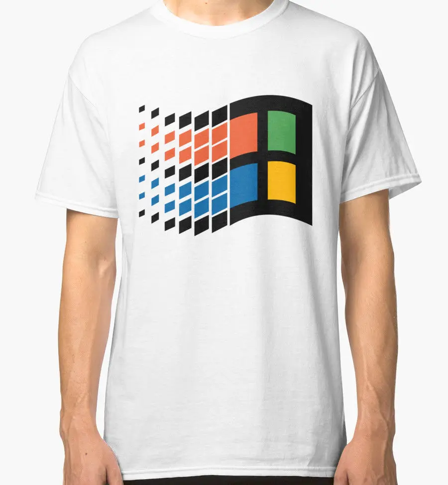 Windows 95 Vaporwave s футболка Размер S-3XL | Мужская одежда