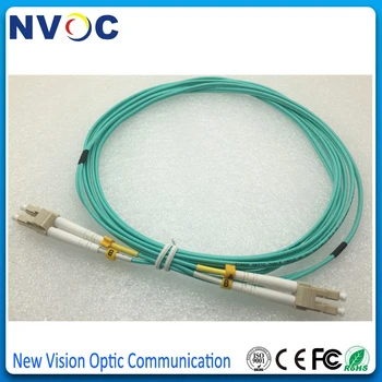 

20Pcs/Lot,LC to LC MM OM4 DX 3.0 Meter Duplex PVC 2.0mm Fiber Patch Cord,LC/UPC-LC/UPC Multi Mode DX Fiber Optic Jumper Cable