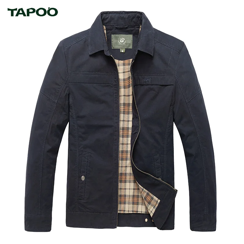 TAPOO Brand Clothing Mens Business Casual Coats High