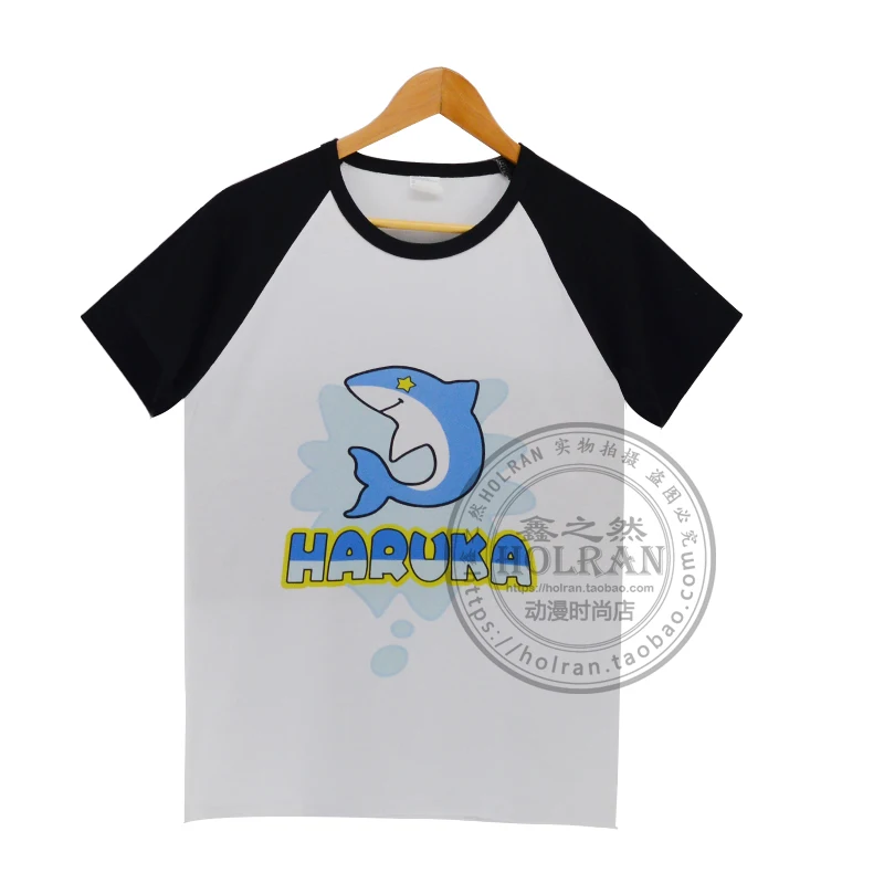 Бесплатная доставка! Iwatobi Swim Club Haruka Nanase маскарадный Топ Футболка Макото