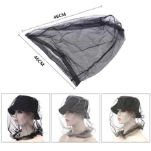 Наружная походная защита для лица Москитная шляпа от насекомых противомоскитная москитная сетка сетчатая защита для лица для наружного туризма