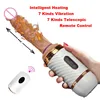 Godemichet télescopique automatique pour femme, Machine sexuelle intelligente, vibrateur chauffant, télécommande, jouet sexuel, point G ► Photo 1/6