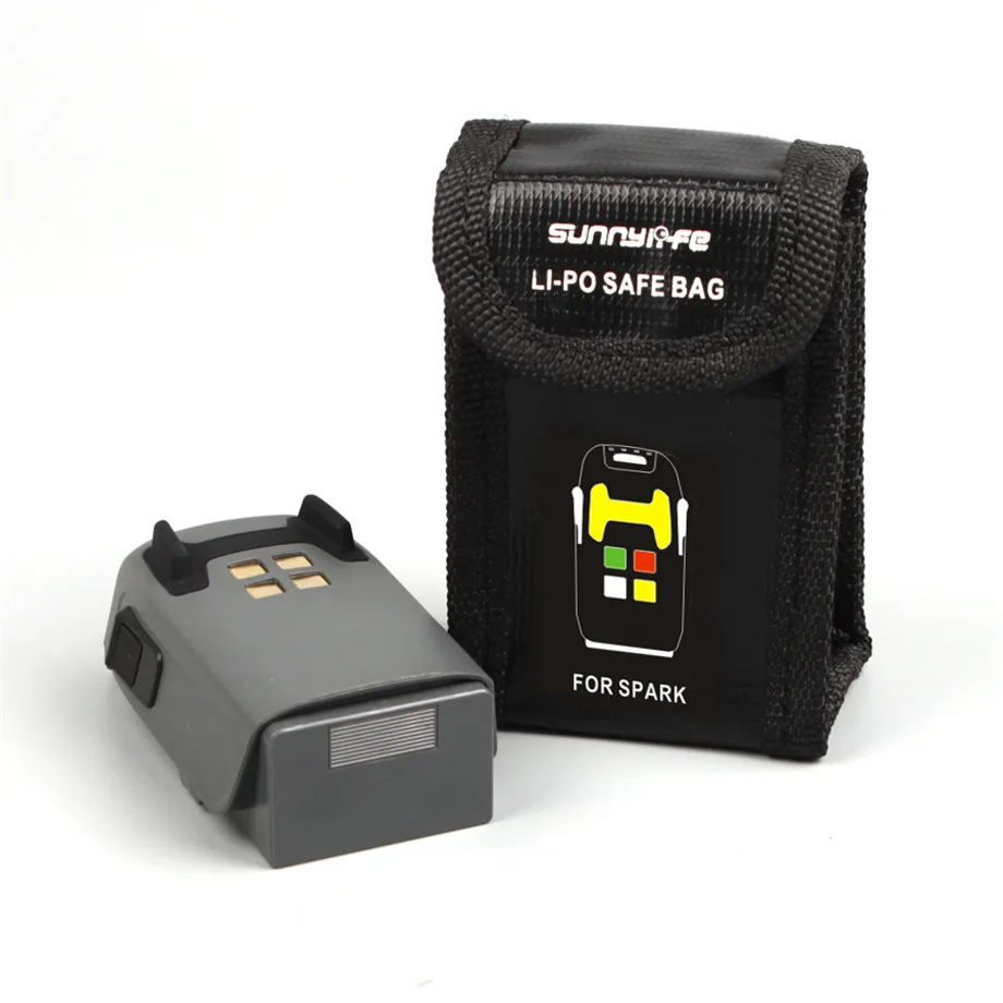 DJI SPARK Drone Lipo Battery Case Explosion-proof Safe Storage Bag Fireproof Protective Box Heat Resistance Radiation Pocket-2