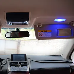 QHCP 1 светодио дный шт. 2 шт. автомобиля макияж зеркало светодиодный свет белый лампа Ice Blue лампы темно синий лампа подходит для Lexus IS200T 300 250