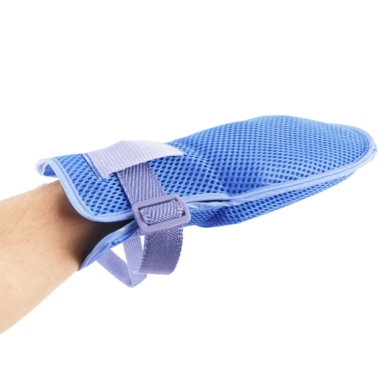 

2pcs=1 pair Medical bedridden patients constraints glove hand Wrist ankle straps Fixing belt Limbs restraint strap free shipping
