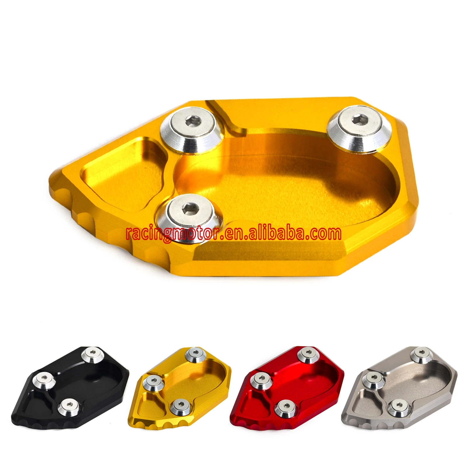 Motorcycle Side Stand Kickstand Plate Pad For MV Agusta Brutale 990R