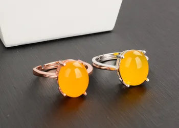 

KJJEAXCMY boutique jewelry 925 Silver-inlaid Natural Garnet Female Ring Mini Support Detection