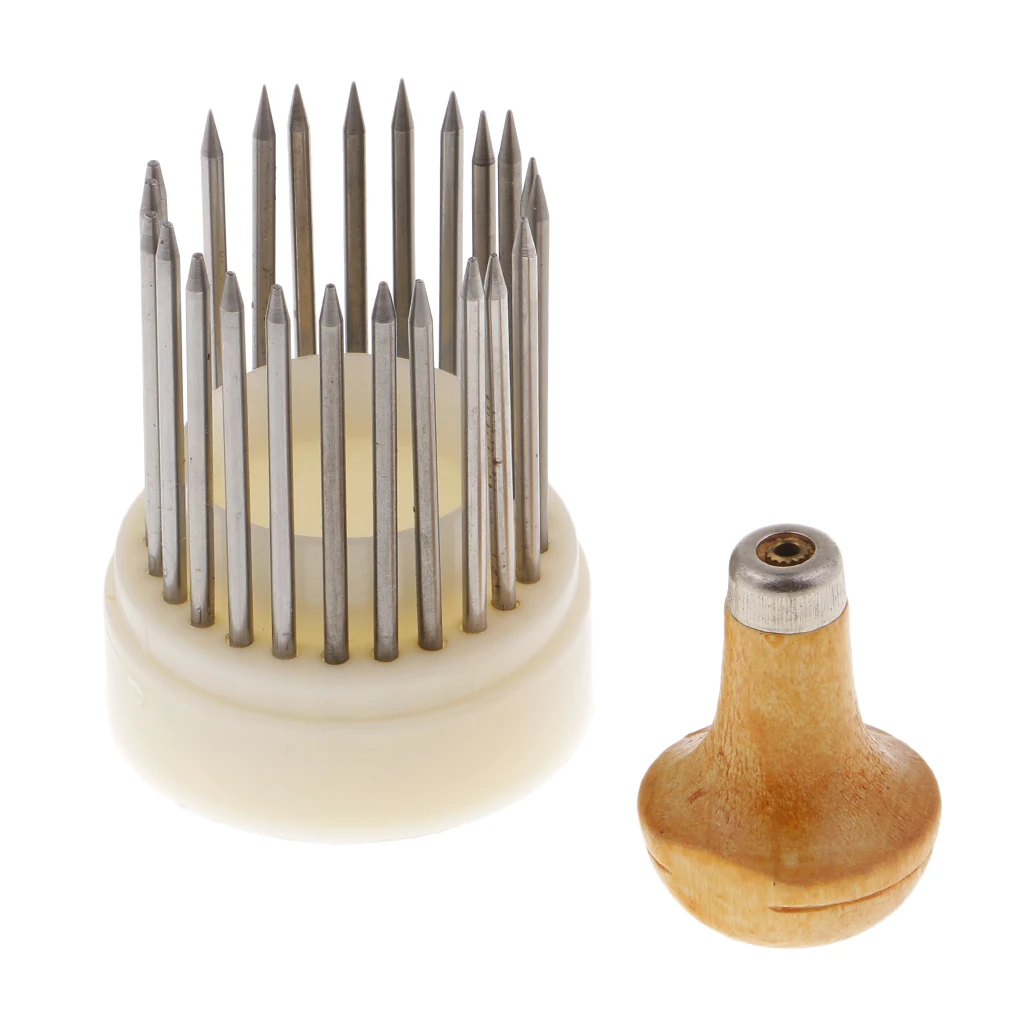 Heavy Duty Steel Diamond Setting Beading Tools Jewelry Stone Set Beaders 23 Piece Set