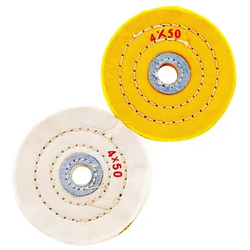 

2pcs 4 Buffing Soft Polishing Buffer Polish Wheels Pad Kit For Bench Grinder