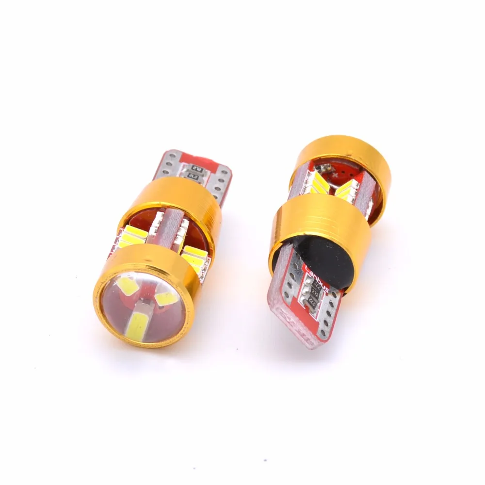 2 шт. T10 194 W5W 168 175 светодиодные лампы 3014 27SMD объектив Led Canbus безошибочный боковой