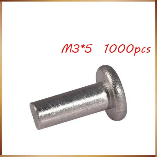 

aluminum rivet M3 x 5 Flat Head Solid Rivets Aluminum