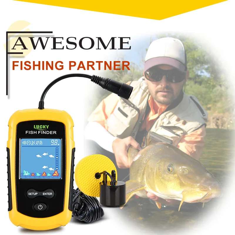 Fish finder Sonar portable sonar sensor fish finder findfish (1)