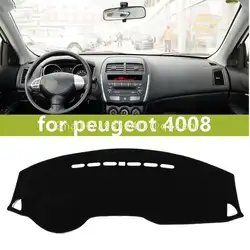 Dashmats автомобиль-Средства для укладки волос приборной панели крышки для peugeot 4008 2012 2013 2014 2015 2016