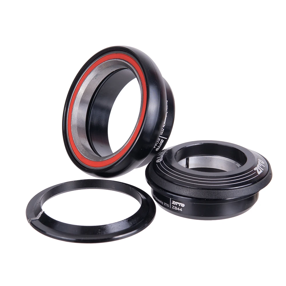 

NEW 4444T MTB Bike Road Bicycle Headset 44mm ZS44 CNC 1 1/8"-1 1/2" 1.5 Tapered Tube fork Internal Threadless EC44 Headset ZTTO