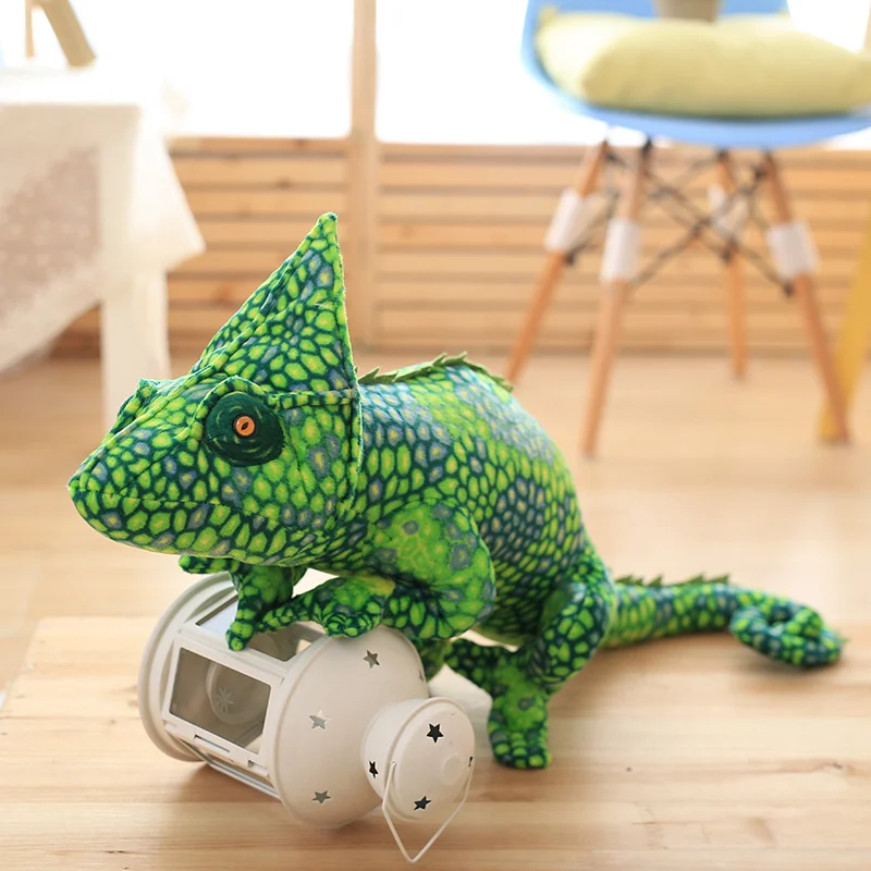 Brinquedos de Pelúcia Aniversário do Bebê Gigante Simulação Répteis Lagarto Camaleão Personalidade Animal Boneca Travesseiro Crianças Presente Natal 1 pc 80 cm 10 Brinquedos e hobbies