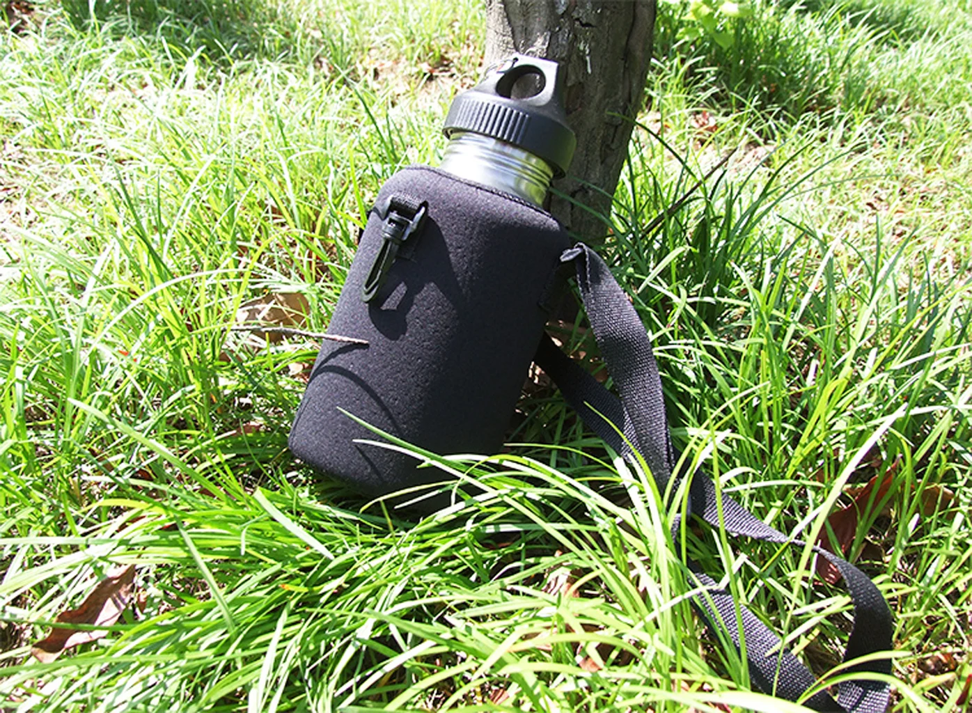 2000ML Water Bottle Gym Travel Carrier Protector Sleeve Pouch for Outdoor Cycling Survival Hiking Camping Fishing Traveling