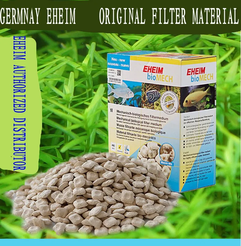 

Germany EHEIM aquarium mechanical filter material Nitrifying bacteria cultured in cookie ceramic rings Mechanical stone