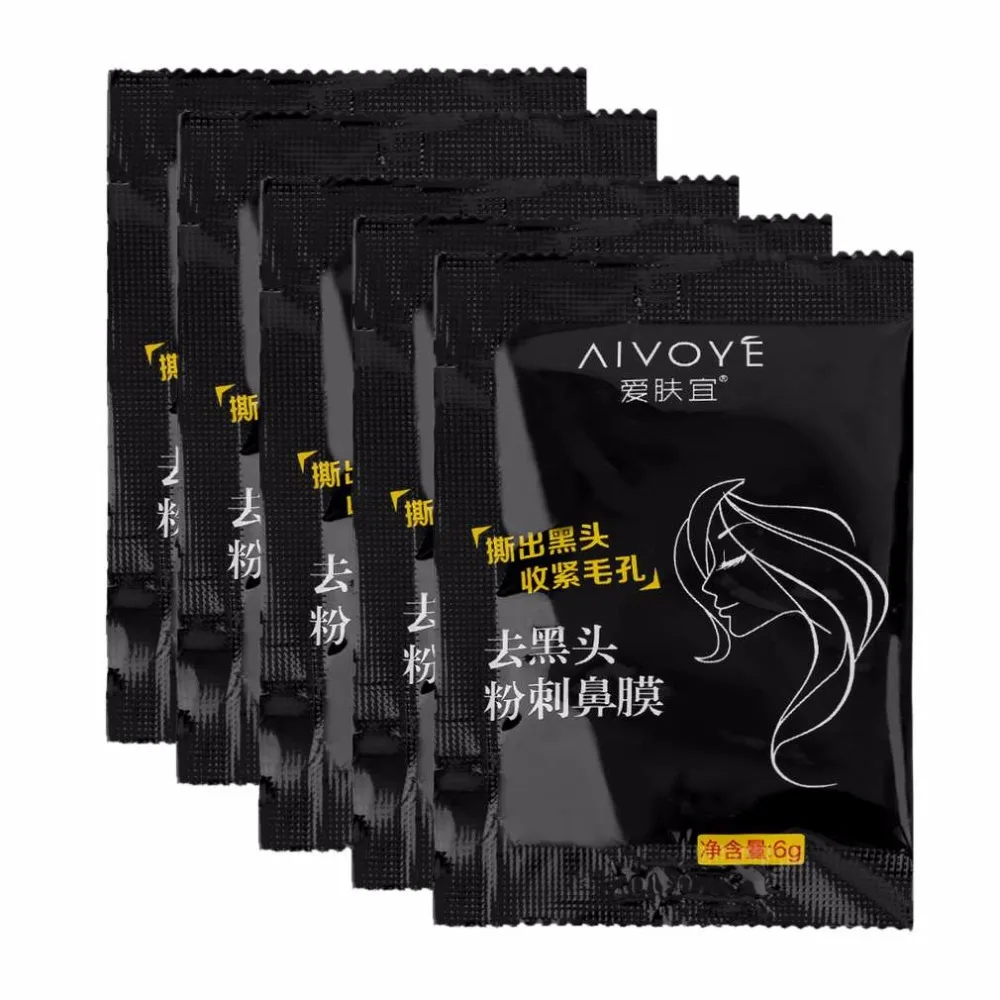 

5 Pcs/Set Region Care Remove Peel Off Blackhead Nose Mask Facial Mask Acne Treatments Face Skin Care Deep Cleaning Beauty easy
