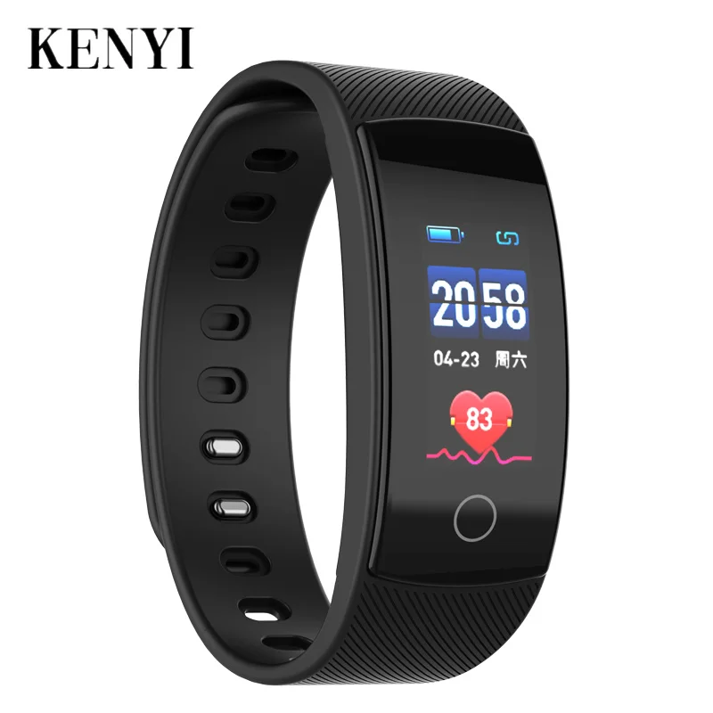 KENYI Bluetooth Smart Band Bracelet Wristband Heart Rate and Blood Pressure Sleep Monitoring for IOS Android Smartphone | Электроника