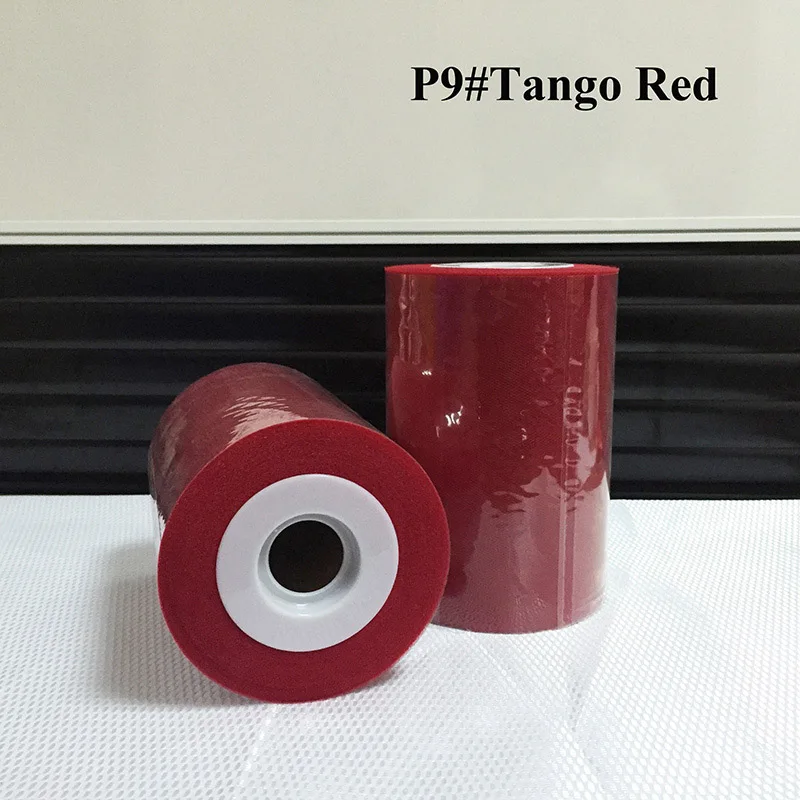 30 цветов полиэстер тюль ролл 100 ярдов для платье-пачка - Цвет: tango red