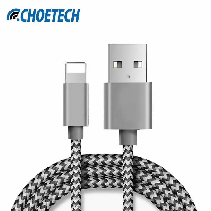 For iPhone Cable 5V 2.1A Fast Mobile Phone Cables USB Date Cable Smart