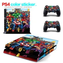 Hot Sale for PS4 Skin 1 Set Body Skins For Play station 4 Sticker Decal Cover + 2 Controller Sticker ps4 accessories