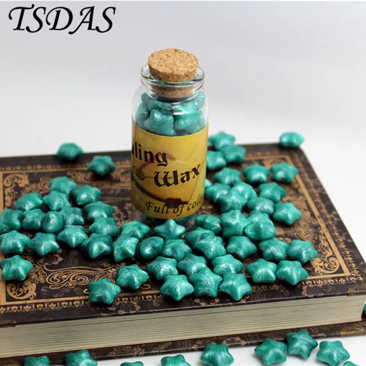 Creative Green Color Wax in Bulk Sealing Wax Granule Wax Stamp Pack