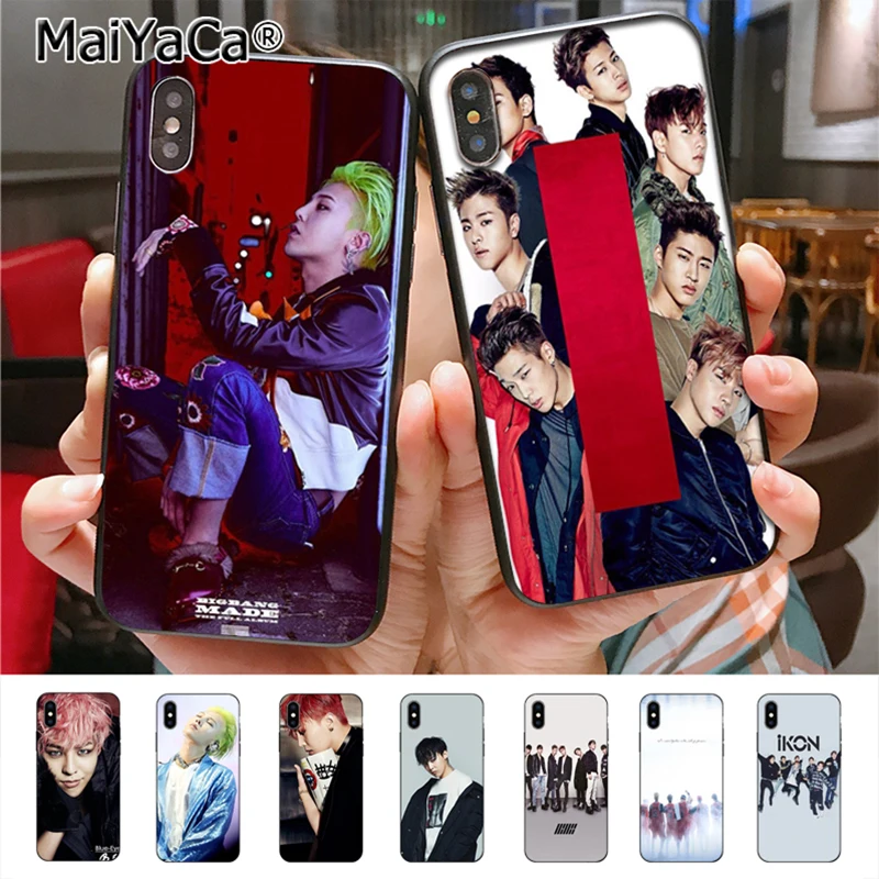 

MaiYaCa G-DRAGON BIGBANG GD Kwon Ji Yong IKON OriginalPhone case cover for iphone 11 Pro 8 7 6 6S Plus X 5 5S SE cass