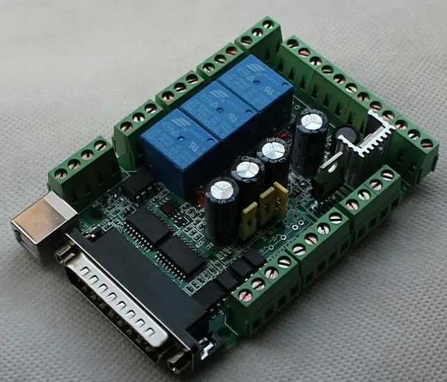 

Free Shipping! 1pc Engraving machine interface board MACH3 interface board DIY CNC 6 -axis interface board PWM spindle SENSOR