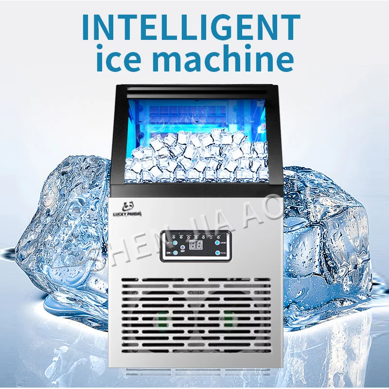 SK-60FF льдогенератор для торговых предприятий чайный магазин небольшой домашний умный автоматический кубик льда делая машину 60 кг/дней