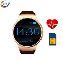 GFT kw18 smart watch android wrist watch with NFC bluetooth men business style font b smartwatch
