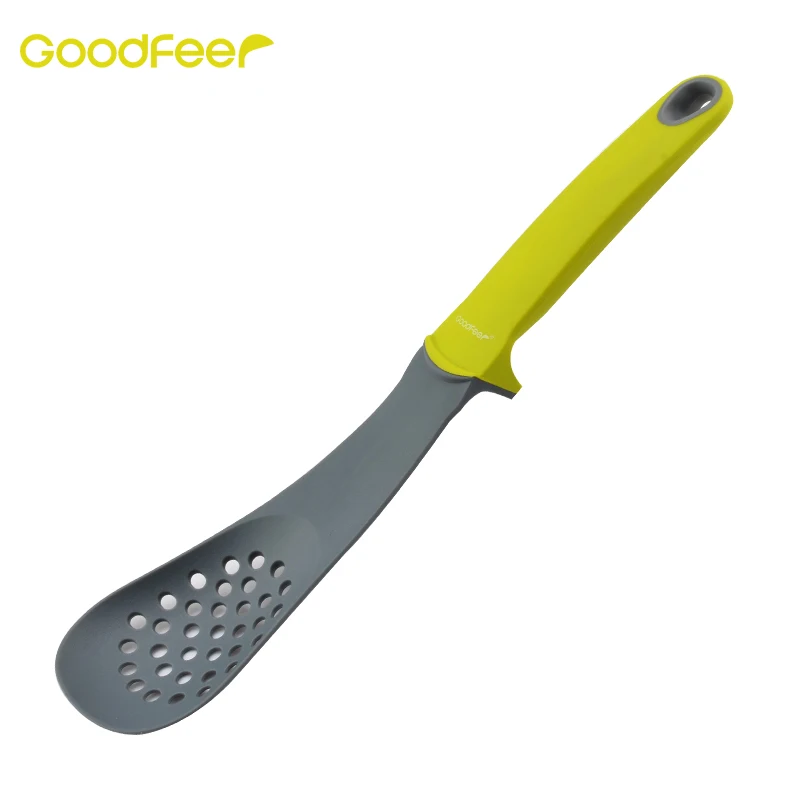 

Goodfeer Nylon Slotted Spatula Turner With Serrated Divider Skimmer Serving Spoon Draining Skimming Transferring Kitchen Tool