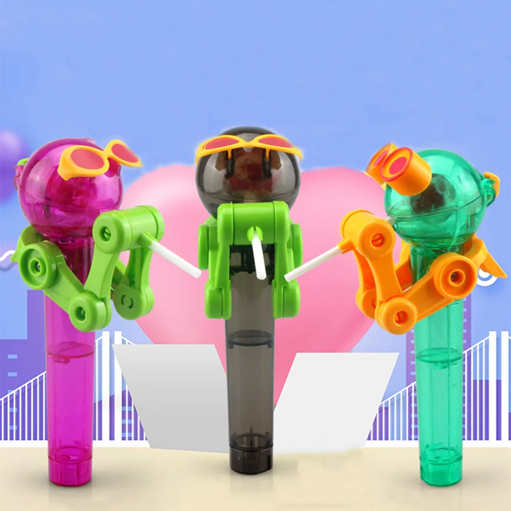 1 шт. леденец Робот конфеты пылезащитный Развивающие игрушки для детей декомпрессионные игры антистресс детские игрушки закуски едят
