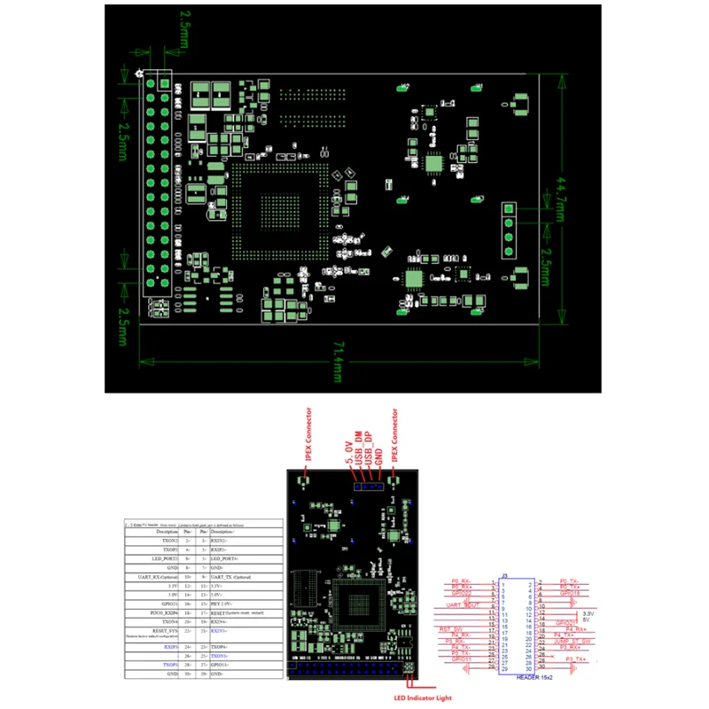 Двухдиапазонный 5,8G 2,4G маршрутизатор wifi модуль openwrt ar9344 atheros беспроводной модуль