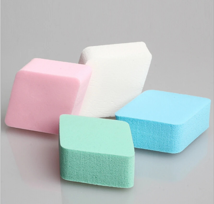 Pro 4pcs/set Natural Rubber Makeup Salon Professional Sponge Makeup