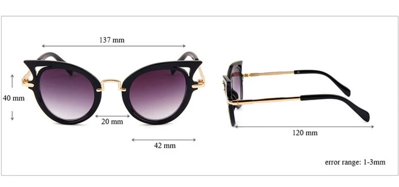 Детские стильные солнцезащитные очки "кошачий глаз", милые Солнцезащитные очки, вечерние, для улицы, милые, для детей, студентов, для девочек и мальчиков, подарок, UV400