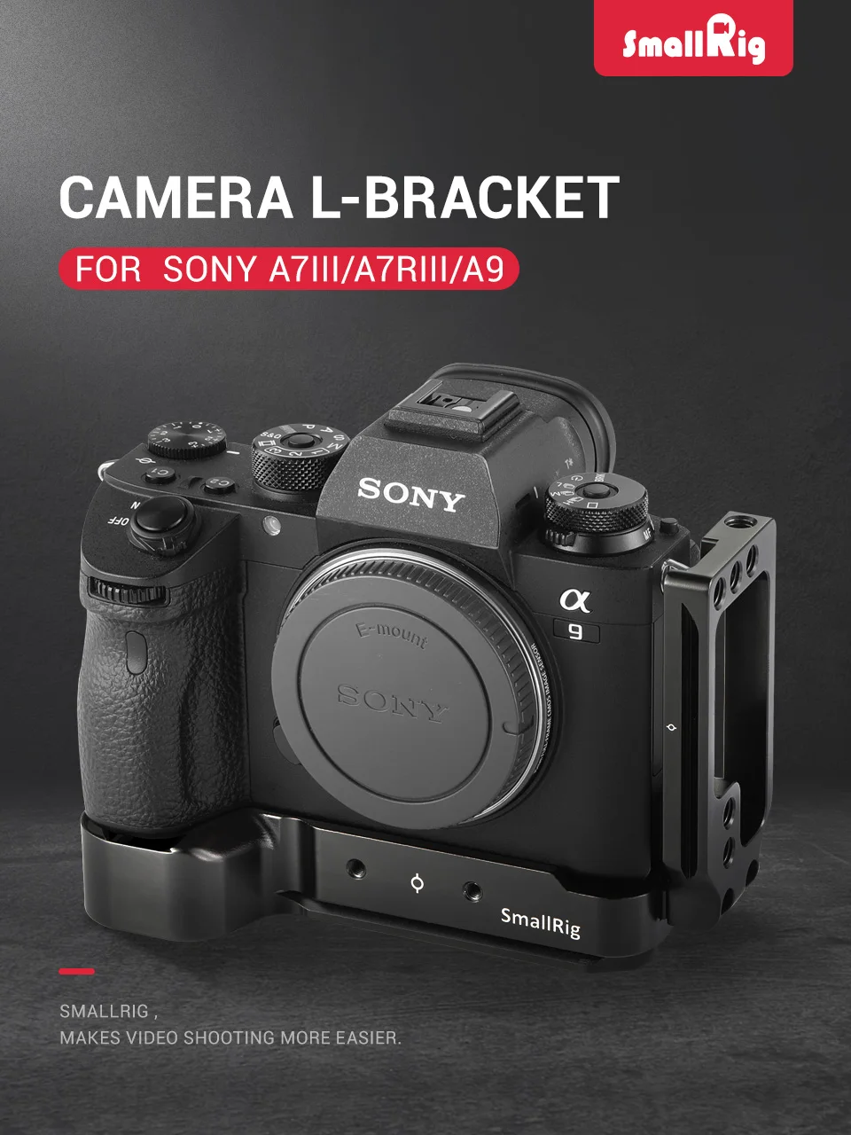 Быстросъемная пластина SmallRig A7R3 L для sony A7M3 l-кронштейн для sony A7 III/A7R III с Arca style Plate 2122