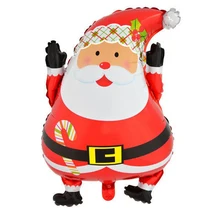 10 шт./партия надувные шары из алюминиевой фольги игрушки для детей Санта-Клаус воздушный шар Рождественский подарок игрушки для девочек мальчиков 44 см* 60 см
