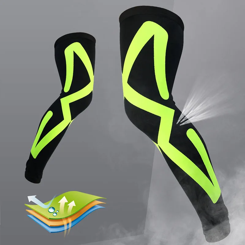 تنفس طويل الركبة Legwarmers حماة الرياضية ضغط العجل كم الكرة الطائرة كرة القدم تشغيل الركبة يدعم في الهواء الطلق تنفس طويل الركبة Legwarmers حماة الرياضية ضغط العجل كم الكرة الطائرة كرة القدم تشغيل الركبة يدعم في الهواء الطلق