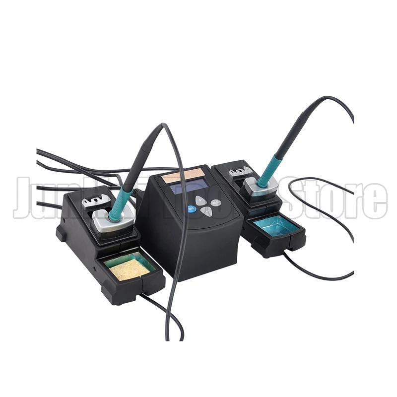 YOUYUE 3600 двойной паяльники цифровая паяльная станция с 2 канала ручки 95 400 градусов