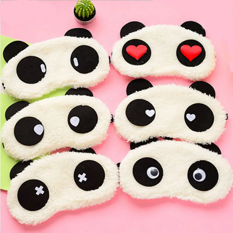 3D плюшевые дети панда Маска Отдых повязка для глаз в путешествиях маска для сна патч спальный Чехол аниме игрушка для костюмированного