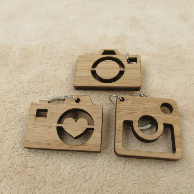 Camera Keychain Wooden Gift For Friend Dad Sister Wood Key Chain Camera Keychain Wooden Gift For Friend Dad Sister Wood Key Chain Gifts Photographer Ring