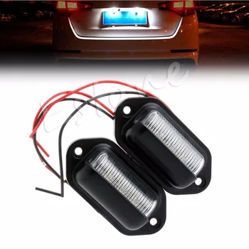 

Car light Number License Plate Tag Interior Step Light RV Boat Trailer Truck Auto Interior LED 2x 12V 6 LED