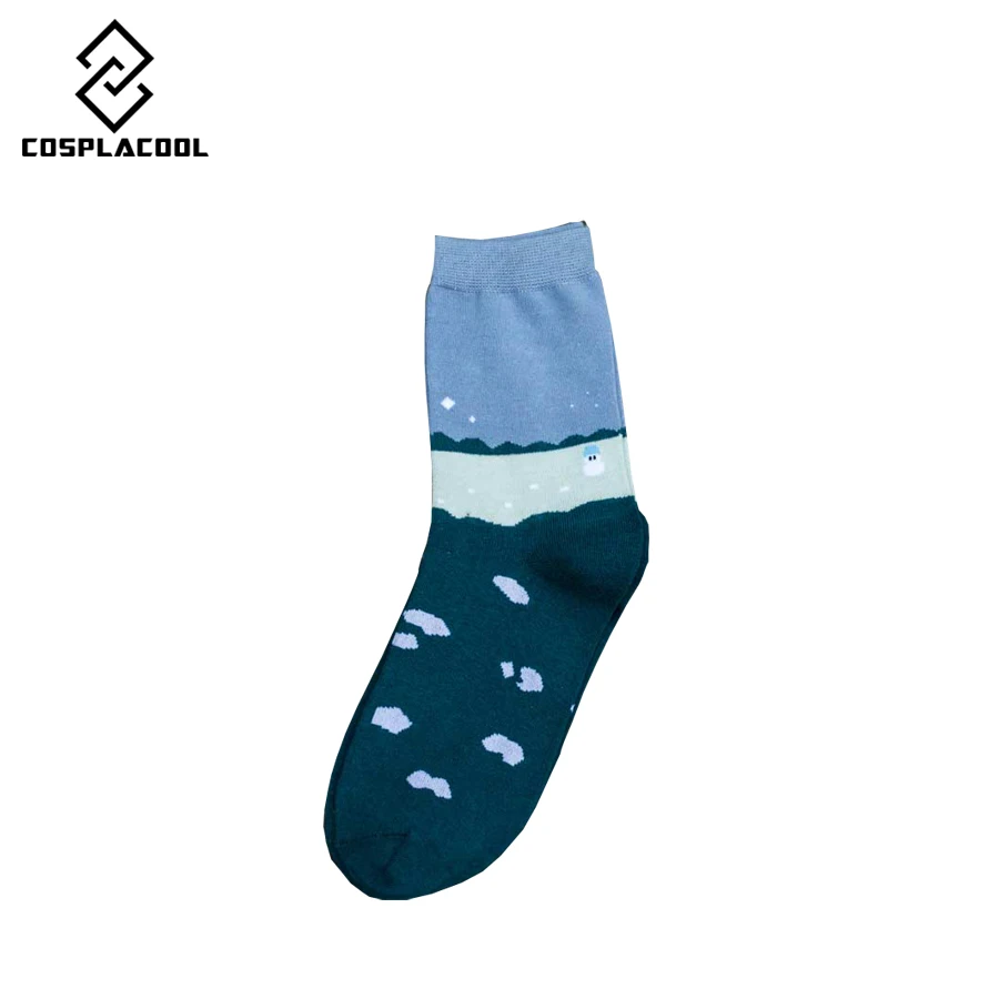 [COSPLACOOL] Новые женские носки без пятки, дышащие Теплые Носки с рисунком морской деревушки, удобные женские носки, meias feminina chaussettes