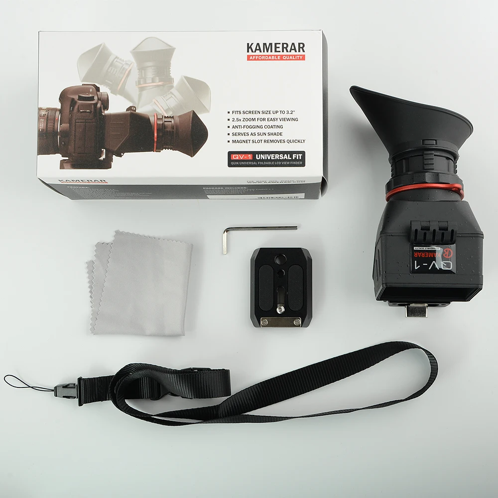 KAMERAR QV-1 ЖК дисплей видоискатель для CANON 5D MarK III II 6D 7D 60D 70D, Nikon D800 D800E D610 D600 d7200 D90