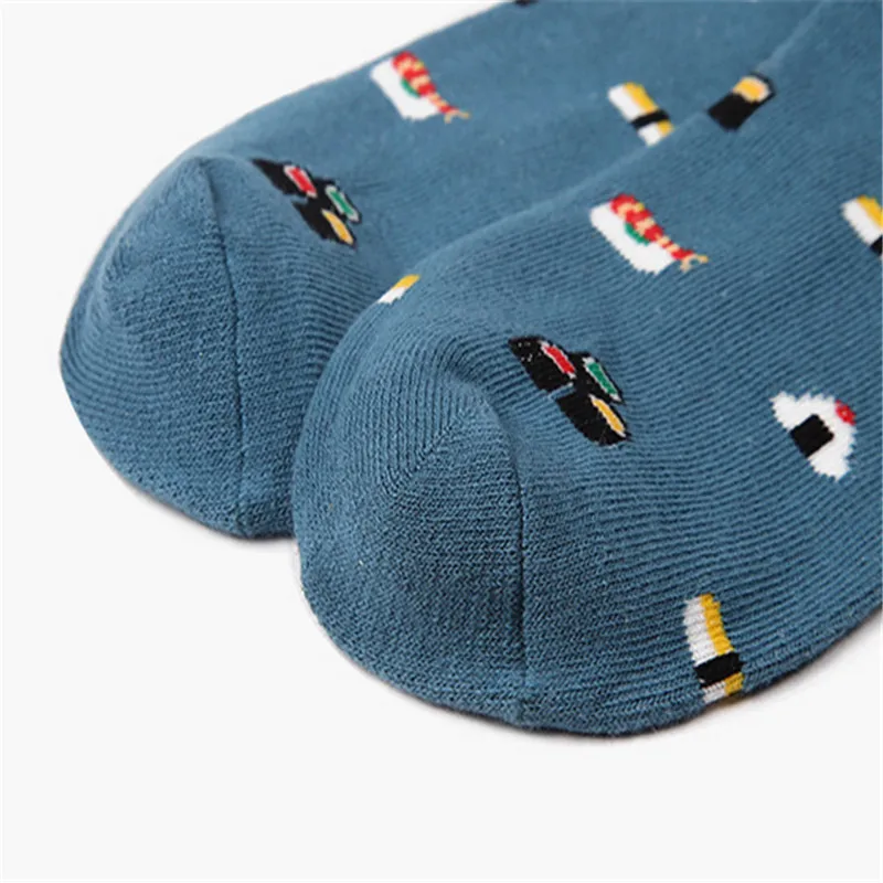 LNRRABC Couple Women Socks Creative Cartoon Food Sushi Watermelon Print Unisex Socks 25cm Casual Warm Cotton Socks Meias LNRRABC Couple Women Socks Creative Cartoon Food Sushi Watermelon Print Unisex Socks 25cm Casual Warm Cotton Socks Meias