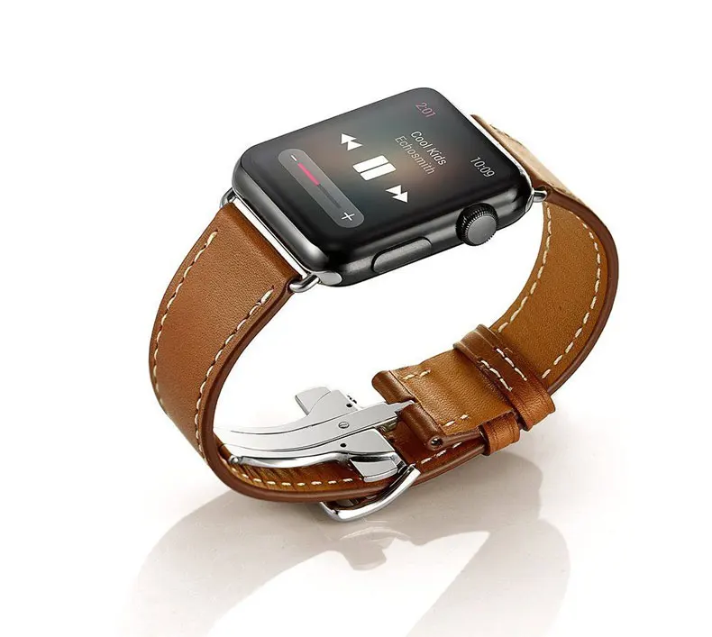 Ремешок с пряжкой для apple watch 4, 5, ремешок iwatch 42 мм, 38 мм, 44 мм, 40 мм, браслет для серии 5, 4, 3, 2, 1