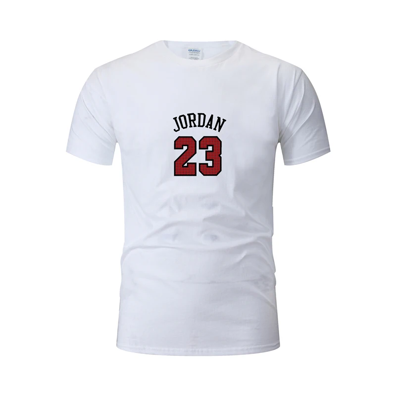 Спортивная мужская футболка с коротким рукавом для баскетбола, футбола, мужская хлопковая брендовая летняя спортивная одежда, различные цвета, 23 Мужская одежда - Цвет: LI-2-7